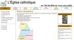 Desktop Screenshot of catholiques-val-de-bievre.org