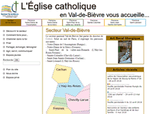 Tablet Screenshot of catholiques-val-de-bievre.org